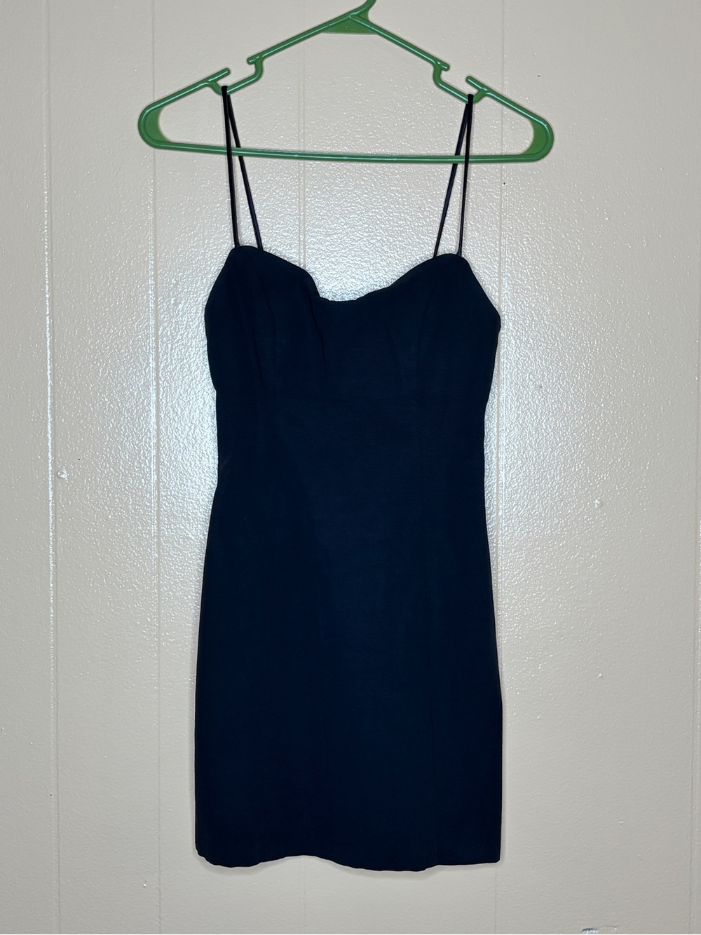 Cache Black Spaghetti Strap Mini Dress
